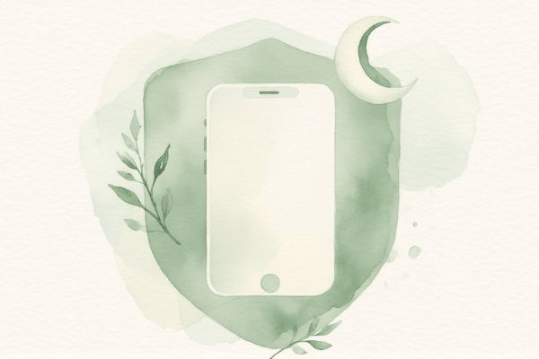 Phone lockdown concept showing Do Not Disturb mode and physical distance from the device